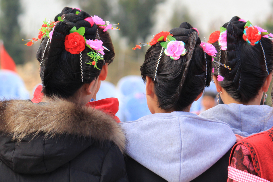 湄洲岛:湄洲女之妈祖"帆髻"