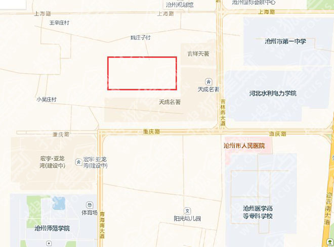 沧州运河区将出让12宗土地起拍价约312万亩