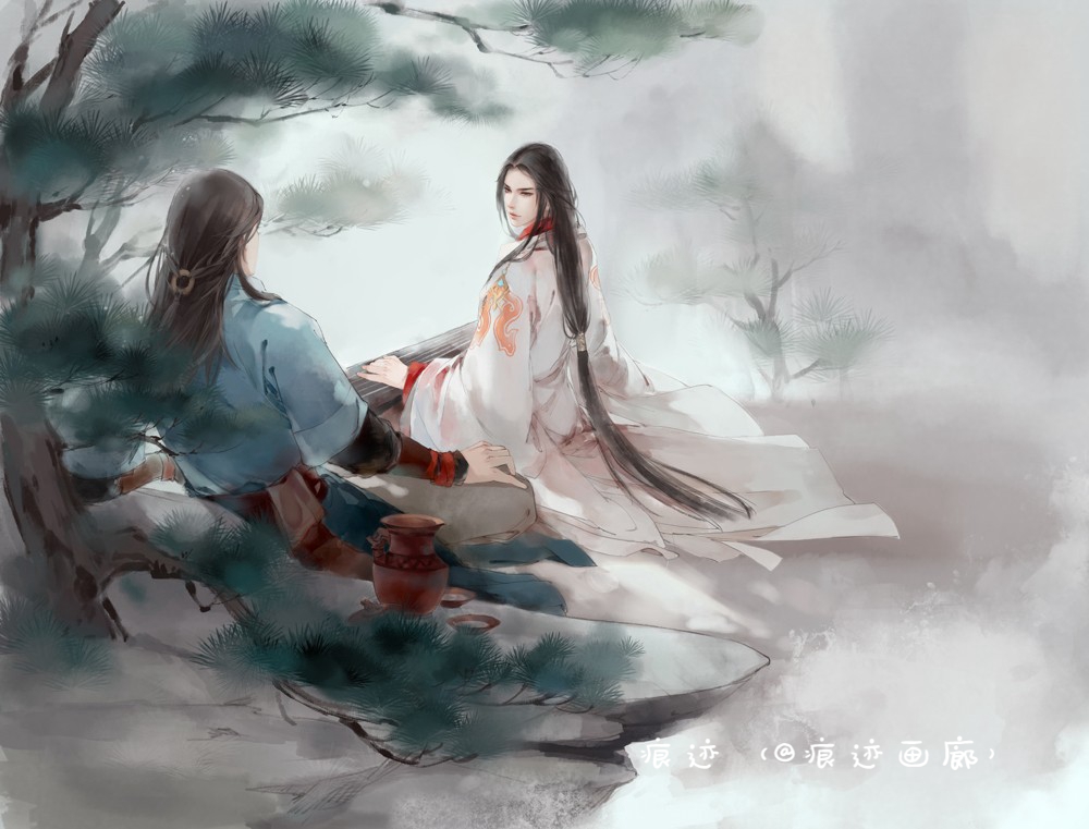 古风美男云集古风绘画写意画师痕迹作品欣赏