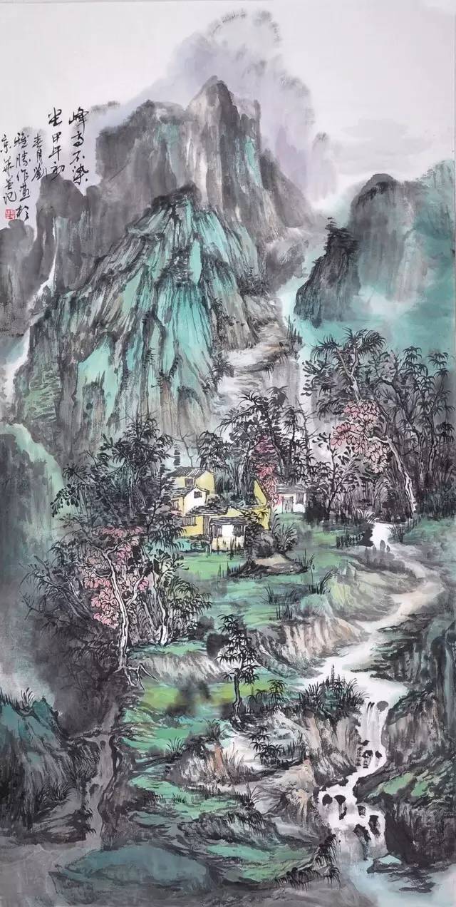 画家简介 刘雅胜,1967年生,河北秦