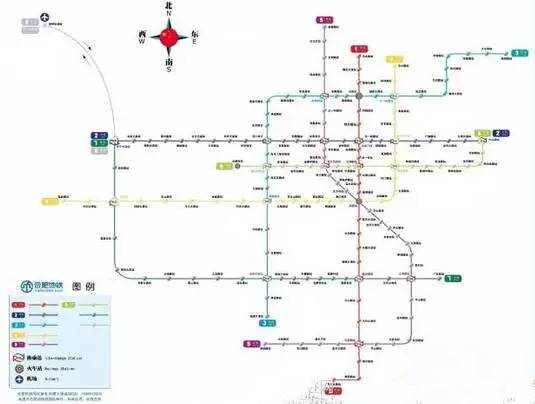 温馨说明 6～9号线 包括s1线,为合肥城市轨道交通线网规划远期初步