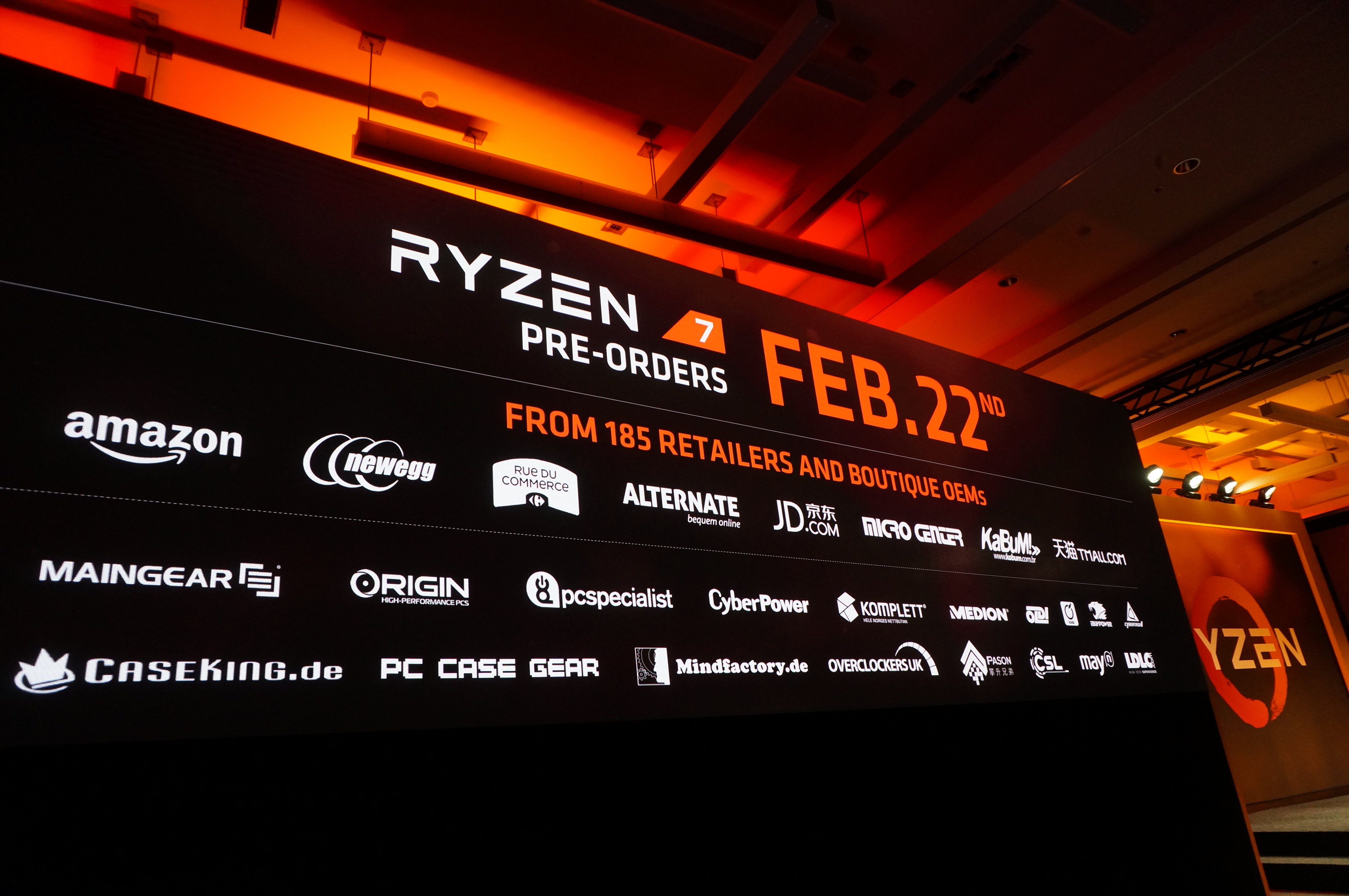 锐意创芯 锐龙 AMD Ryzen 7处理器3月2日全球