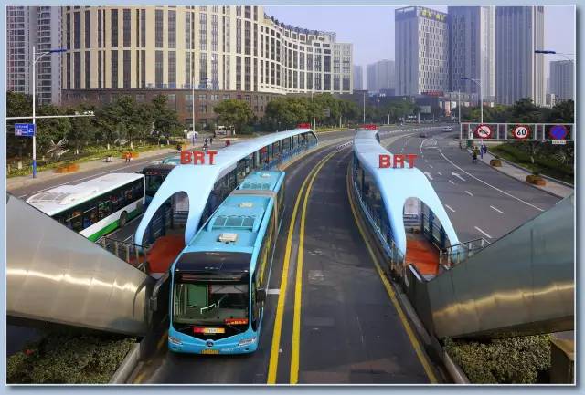 中环路 brt (快速公交系统) 妈妈再也不用担心我上学迟到了 广州路