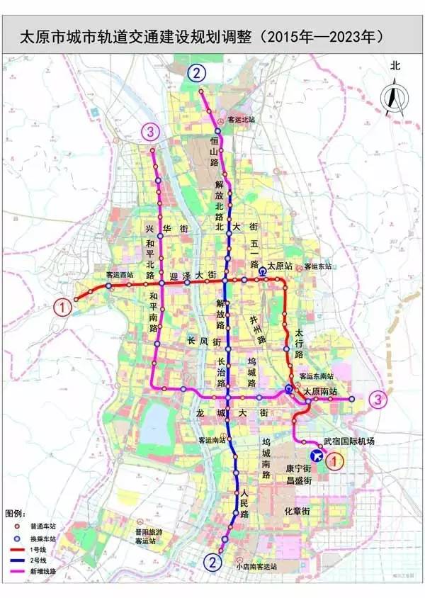 太原地铁2号线有新动作各站点复工开建！1号线、3号线换乘站点汇总！