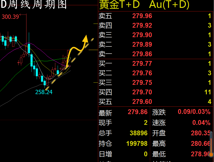 【财运金门】2.26黄金强势格局，目标直击300