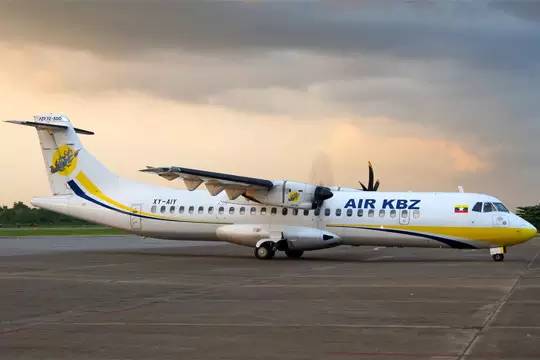 缅甸国内航班被当地航空公司垄断,有air kbz,myanmar airways