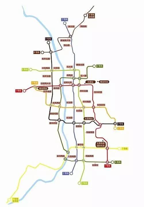 太原地铁2号线有新动作各站点复工开建！1号线、3号线换乘站点汇总！