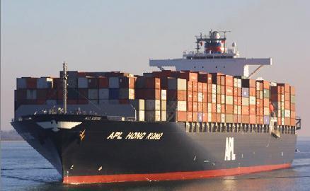 美国总统轮船APL暂停中国-印度快航服务