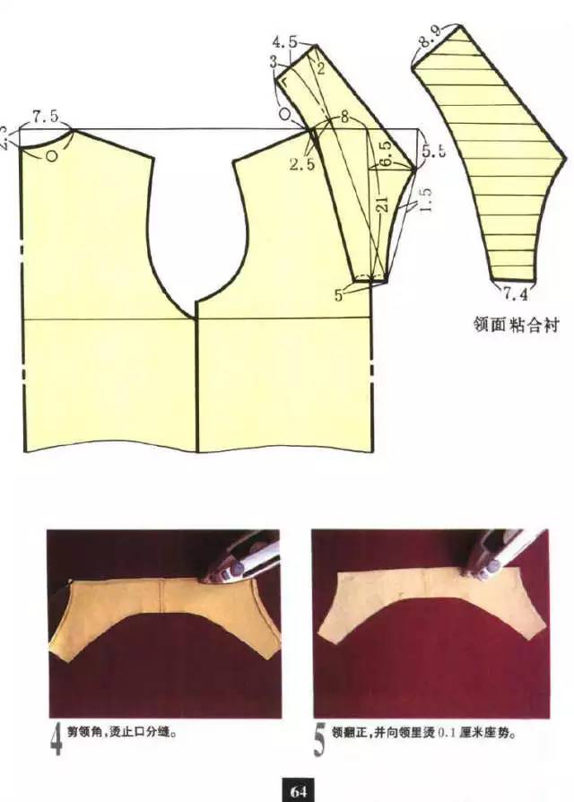 时装局部精做 | 17种领子的纸样与制作