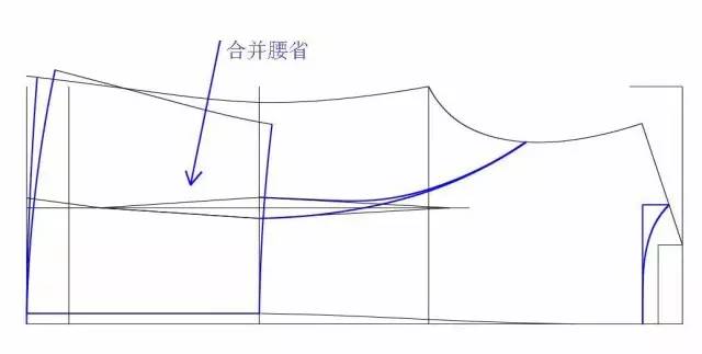 无领短袖前领口抽褶雪纺上衣纸样分享