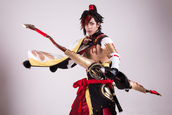 阴阳师源博雅超帅cosplay,这个肉照我给满分