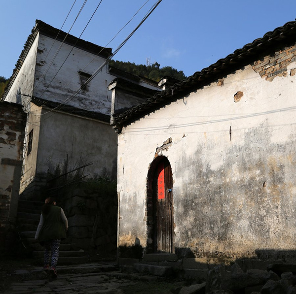 中国传统村落安徽黄山市徽州区呈坎镇灵山村