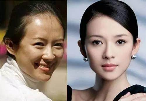 卸妆后的7位女明星 还认得出你的女神吗?