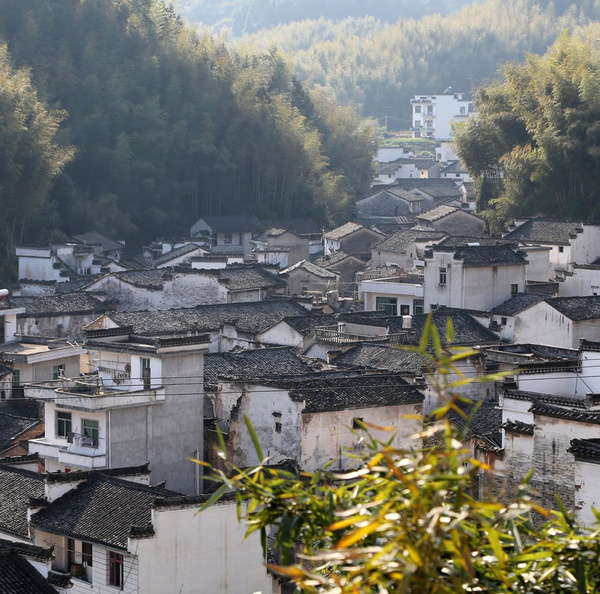 中国传统村落安徽黄山市徽州区呈坎镇灵山村