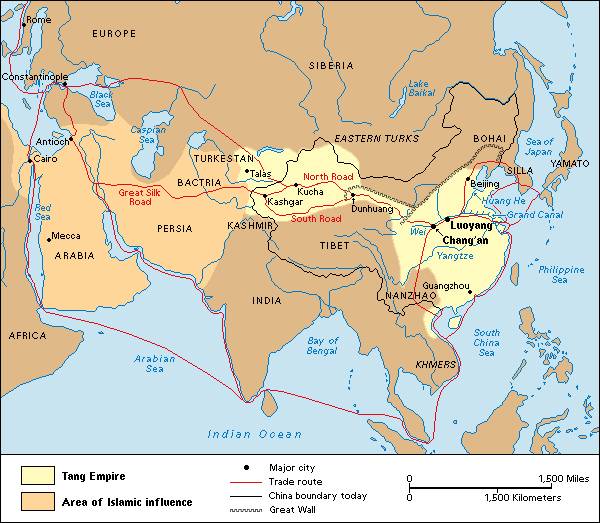 怛罗斯之战:大唐帝国与阿拔斯王朝在中亚的对决图片