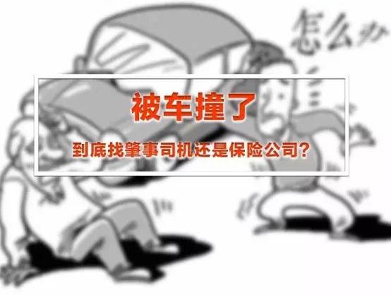 被车撞了到底找肇事司机还是保险公司？该找谁赔？ 1361