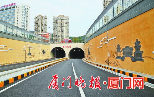 莲岳隧道本月中旬将通车往返南山路与莲岳路口无需再绕行图