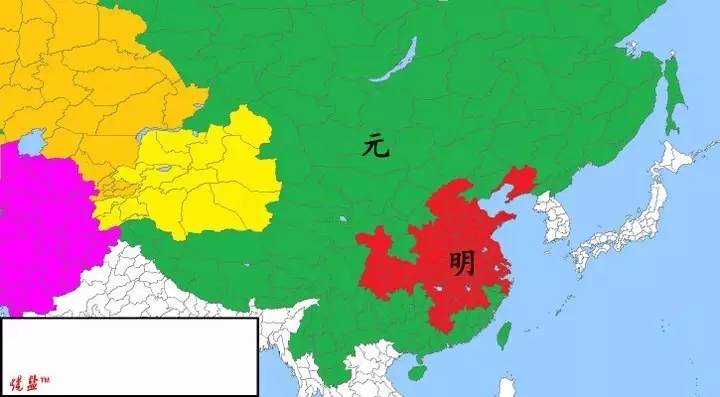 1271年忽必烈改蒙古为元 1279年,元军灭南宋(沉痛) 明太