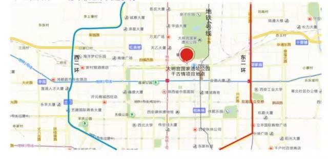 大明宫遗址区位于西安市北郊,横跨新城,莲湖,未央三个行政区,规划面积图片