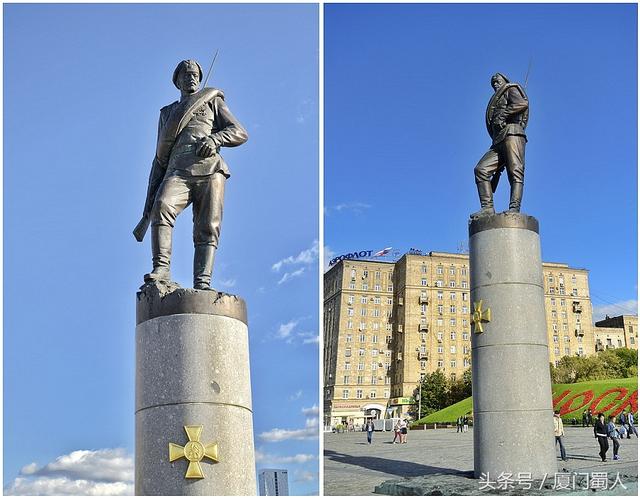 那是俄罗斯人民为纪念第二次世界大战期间卫国战争而建的