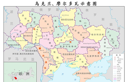 乌克兰地图