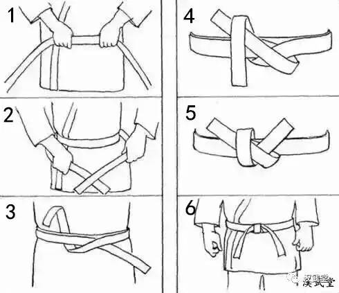 【教学】跆拳道腰带标准系法图解