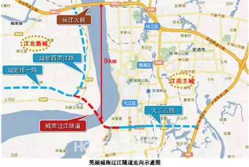 九华北路—弋江路,峨桥路—s206 省道,长江大桥—通江大道,大工山路—