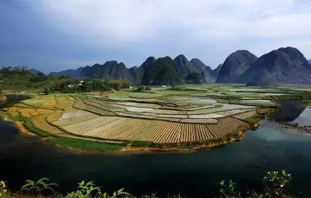 这里就是地处越南边境,位于广西百色的靖西.图片