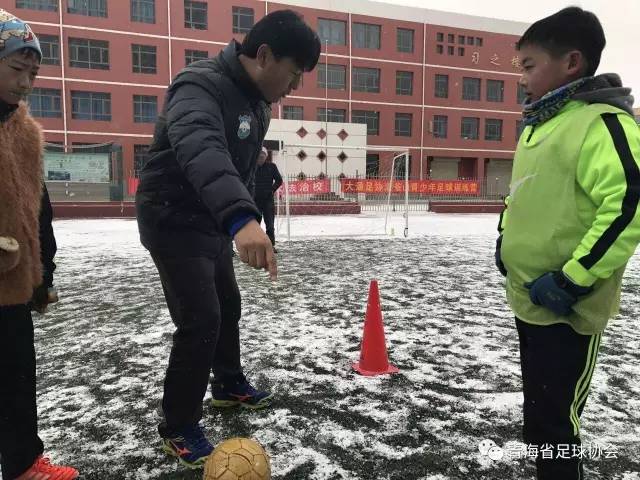青海省足球协会赴大通县足协青训中心指导训练