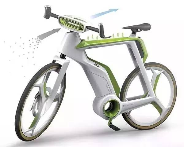 能净化空气的自行车脚蹬一动废气变鲜氧