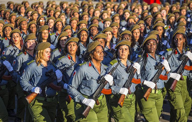 巾帼不让须眉走进世界各国女兵不爱红装爱武装