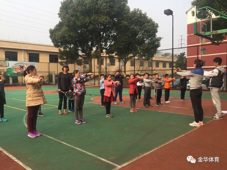 恰同学少年,挥拍间——婺城区网球小将北苑小学训练忙