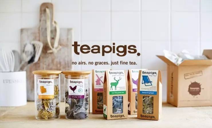 价格也比较合理 teapigs      teapigs 是英国相对年轻的茶叶品牌