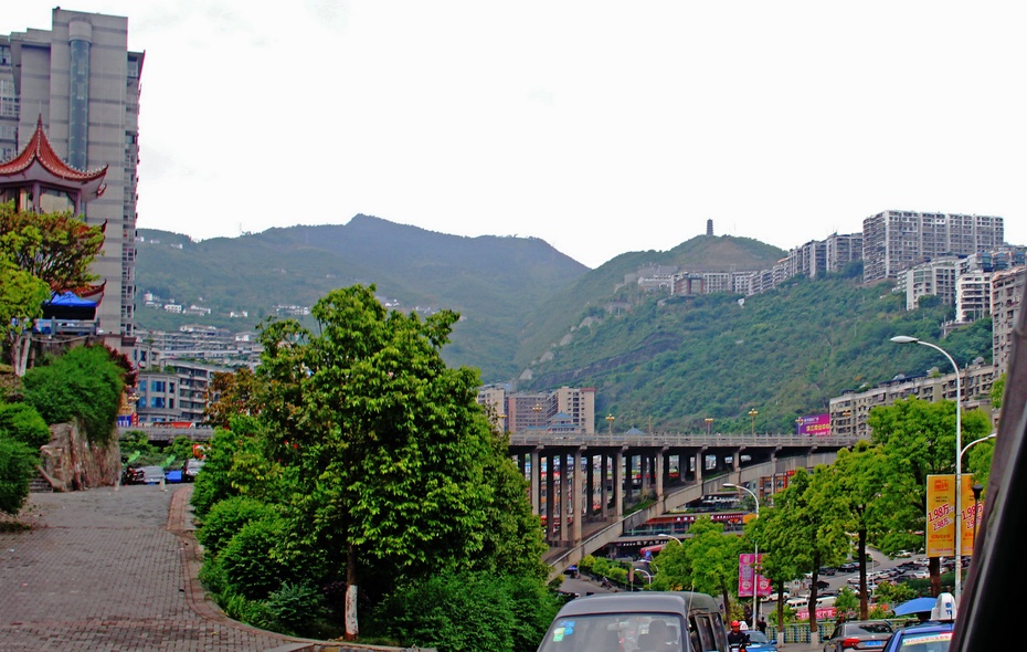 九盘河峡谷风光;奉节山城看长江—鄂西巴东游之