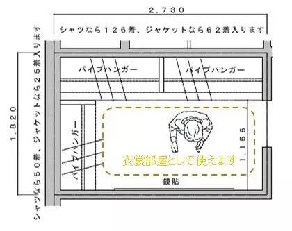 衣物收纳;而且若设置合理还可以把衣帽间设置为l