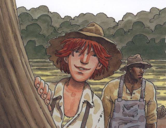 《the adventures of huckleberry finn》之 妙计逃生