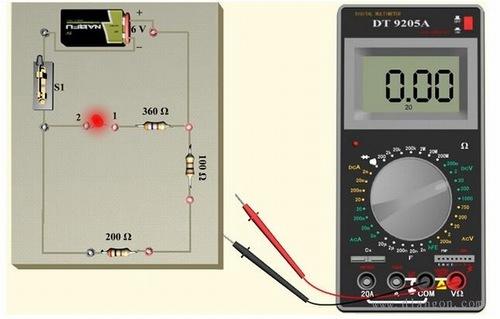 数字万用表测电压,电流,电阻,电容方法