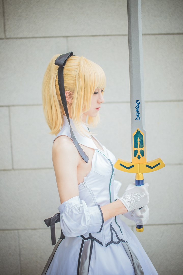 命运/冠位指定 saber lily cosplay