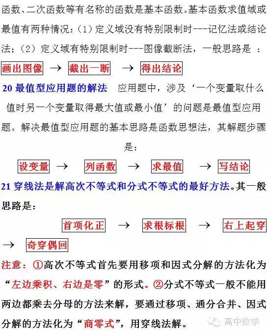 最全高考数学解题技巧