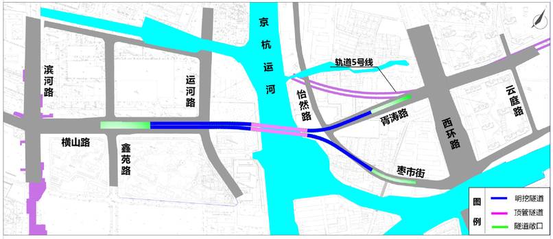 苏州市胥涛路对接横山路隧道规划 最新规划公示