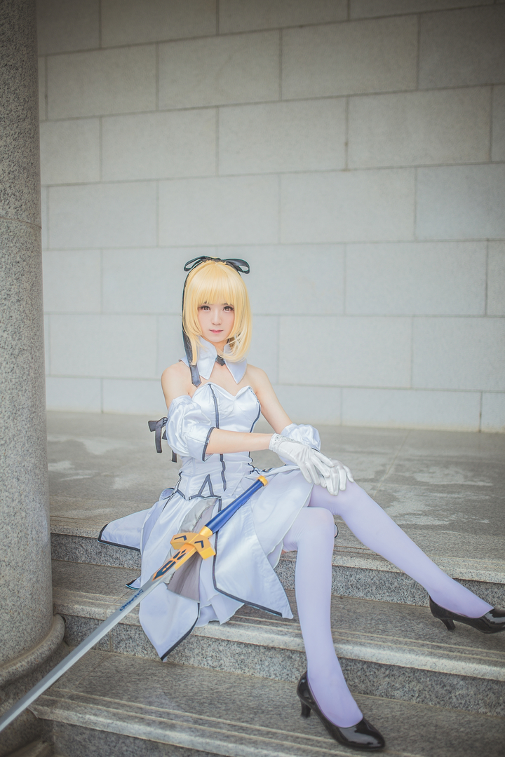 命运/冠位指定 saber lily cosplay