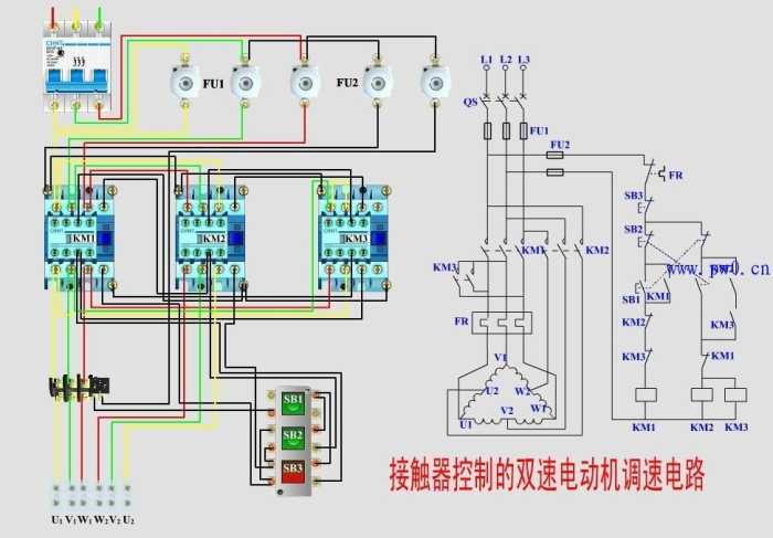 电工培训关于双速电动机接线方法