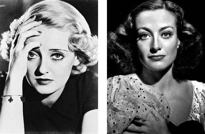 左贝蒂    戴维斯(bette davis)  右琼    克劳馥(joan crawford)