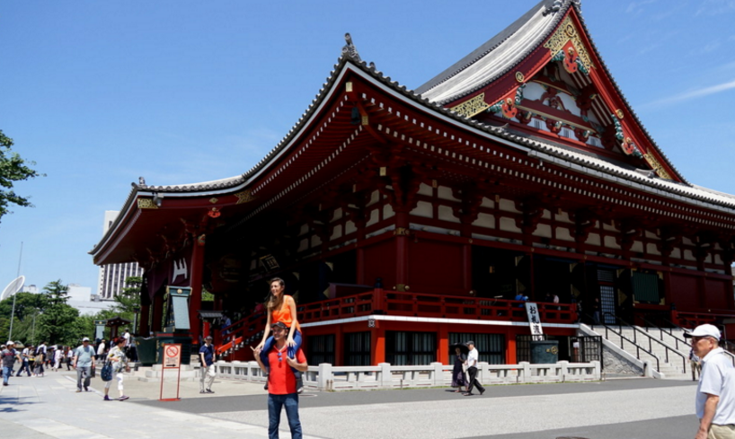 东京最古老的寺庙,号称是日本最火爆的旅游景