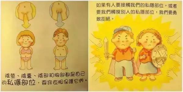 香港的儿童性教育课本