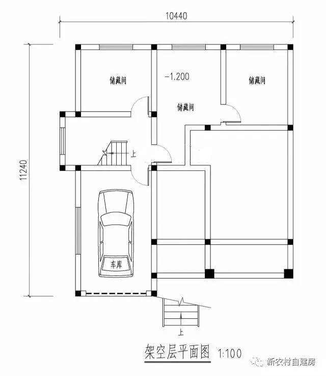 18万就能建套带地下室的别墅,二层设计简单实用