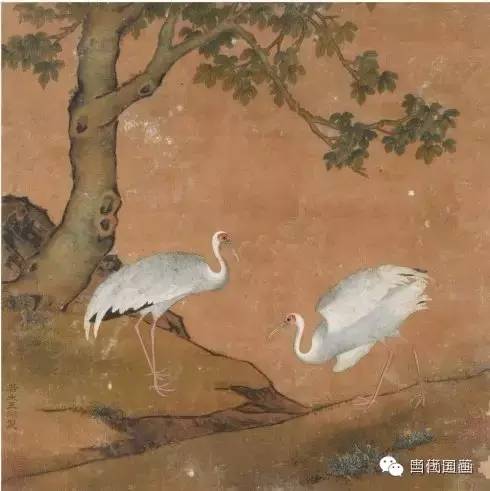 名家风采墨分五色创始人元代画家王渊的花鸟画