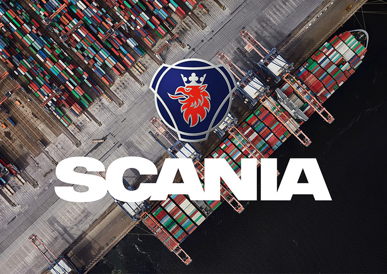 斯堪尼亚汽车(scania)发布 调整后的新logo