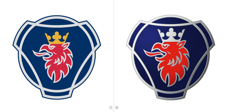 斯堪尼亚汽车(scania)发布 调整后的新logo