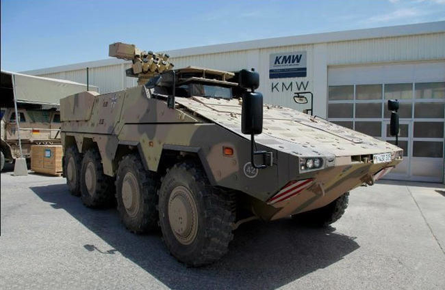 轮式装甲车它要排世界第一,德国"拳击手"装甲车
